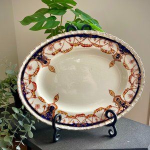 Near-Antique Myott Son & Co. “Derbyshire” Oval Platter (1930)